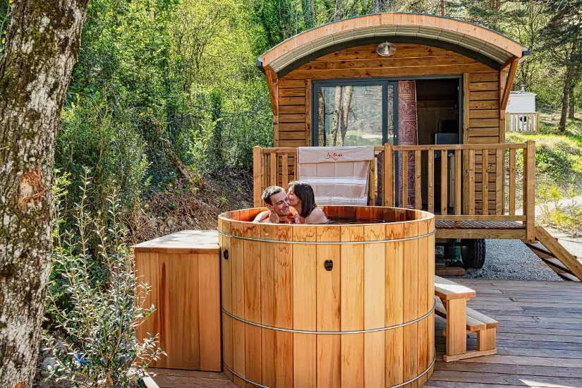 mobil home avec spa