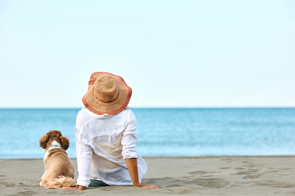 plage chien isere